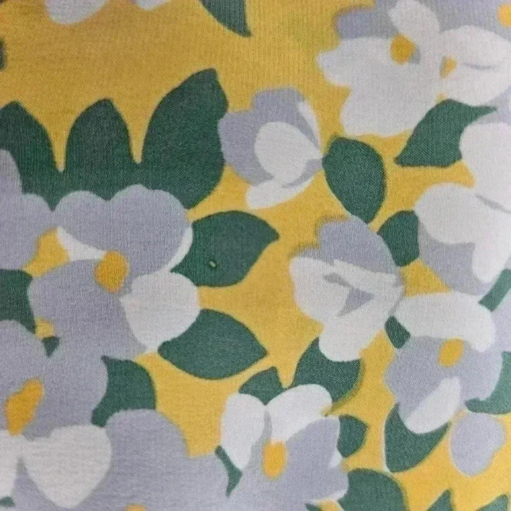 Womens Size 6 Floral 100% Silk Long Sleeve Dress - Picture 4 of 11